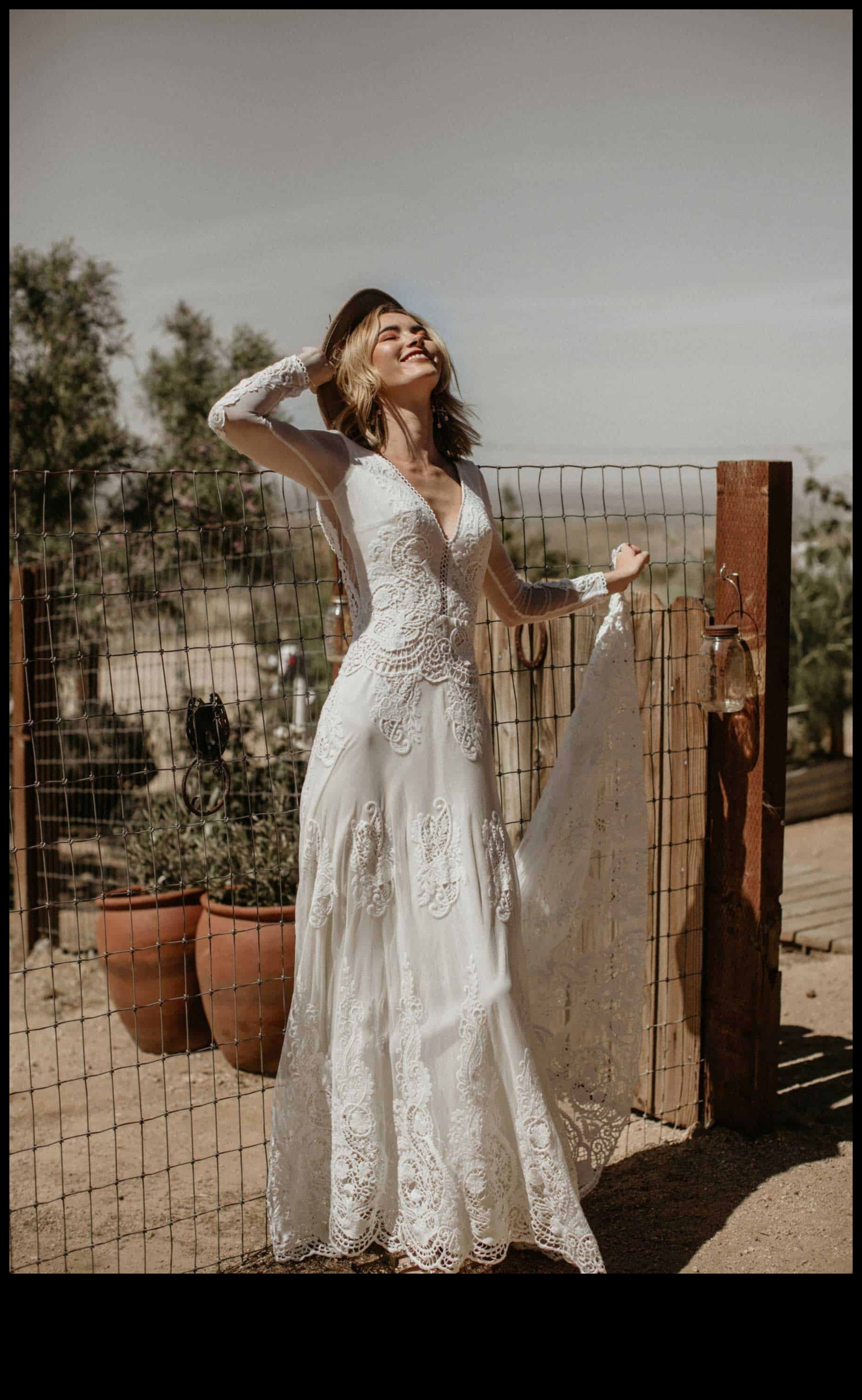Ελεύθερο πνεύμα Enchantment: Bohemian Wedding Attire Magic