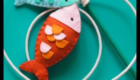 Feline Fishing Fun: Παιχνίδια με καλάμι ψαρέματος DIY για γάτες